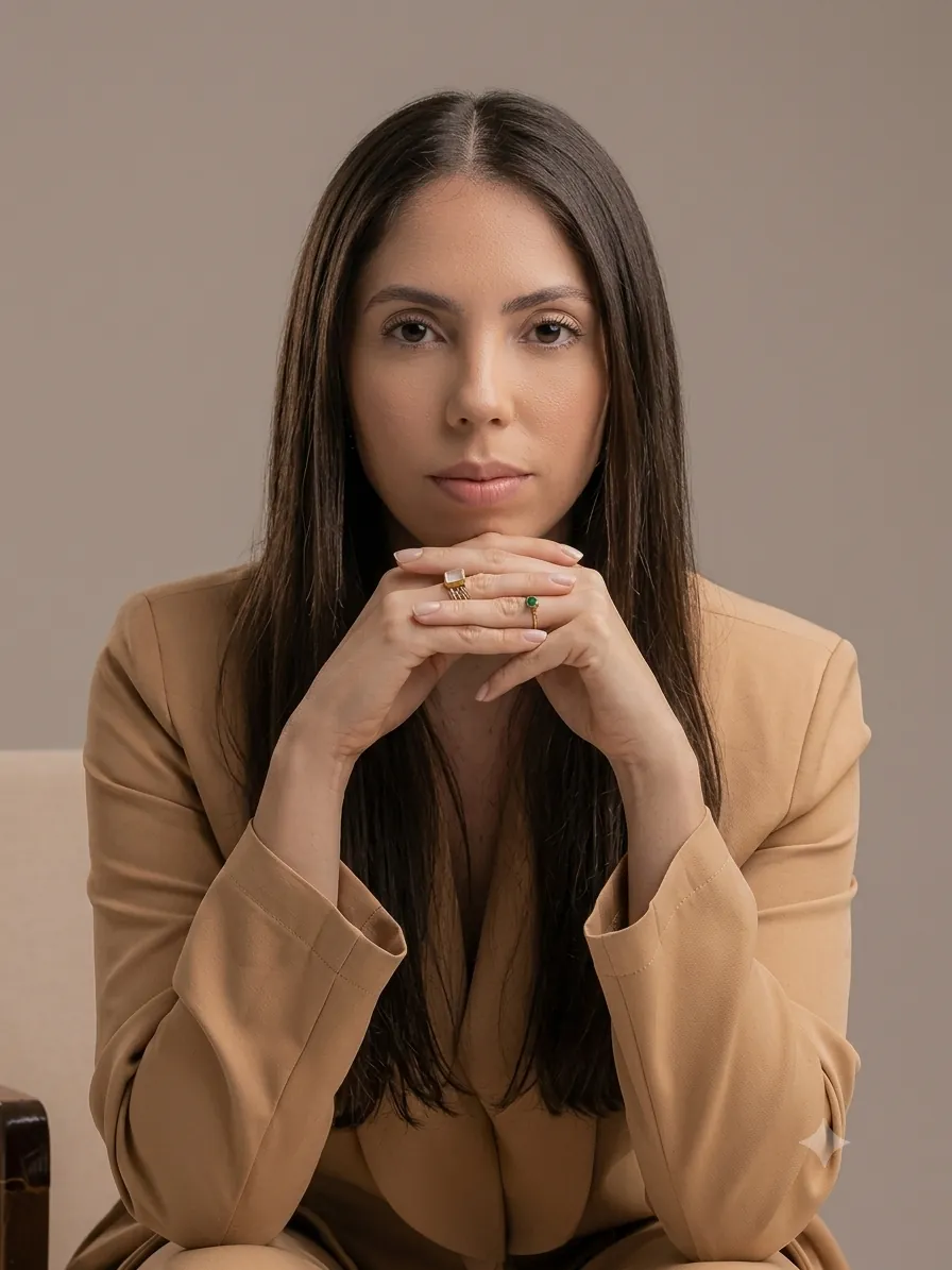 Dra. Bruna Maset no consultório do Instituto Maset, em Pirassununga, SP